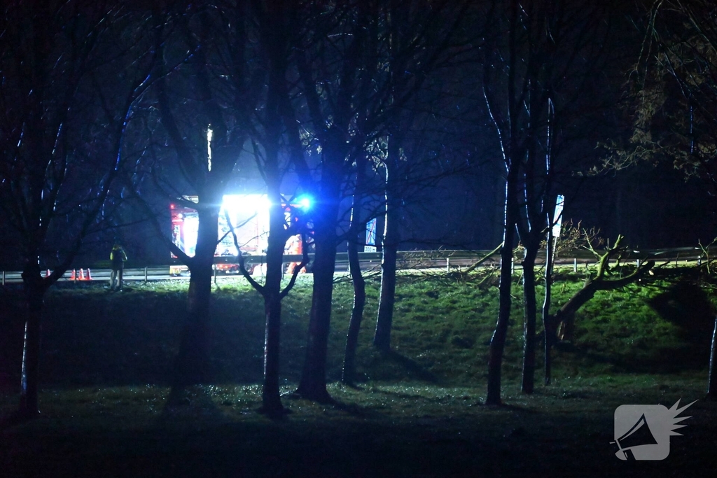 Verkeershinder door stormschade