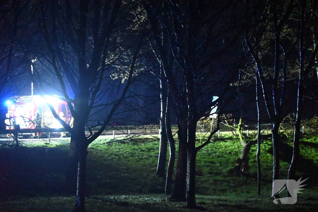 Verkeershinder door stormschade