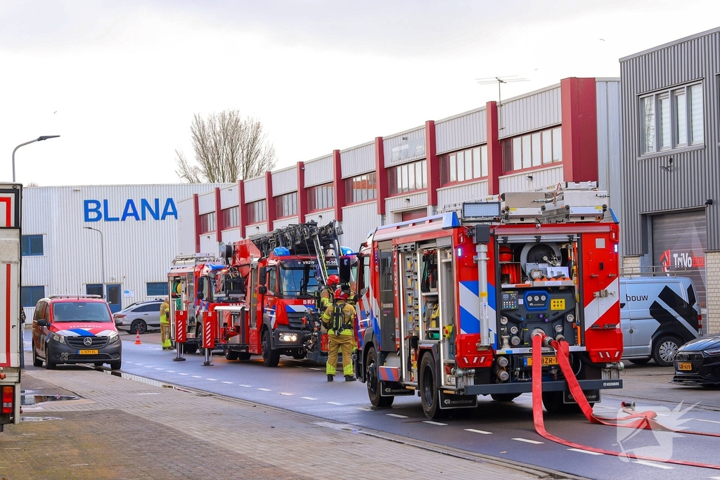 Brand in bedrijfspand onder controle