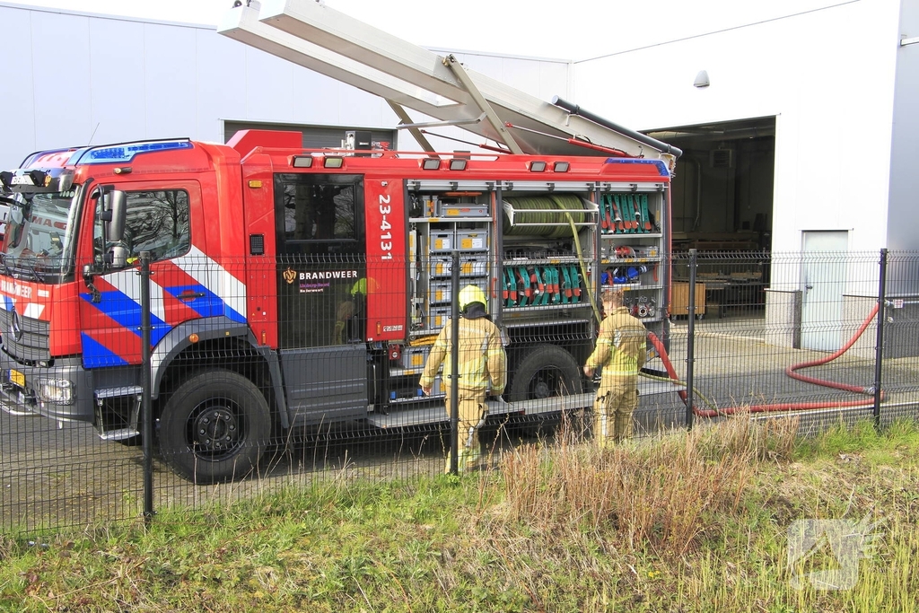 Brand in afzuiginstallatie van houtverwerkingsbedrijf