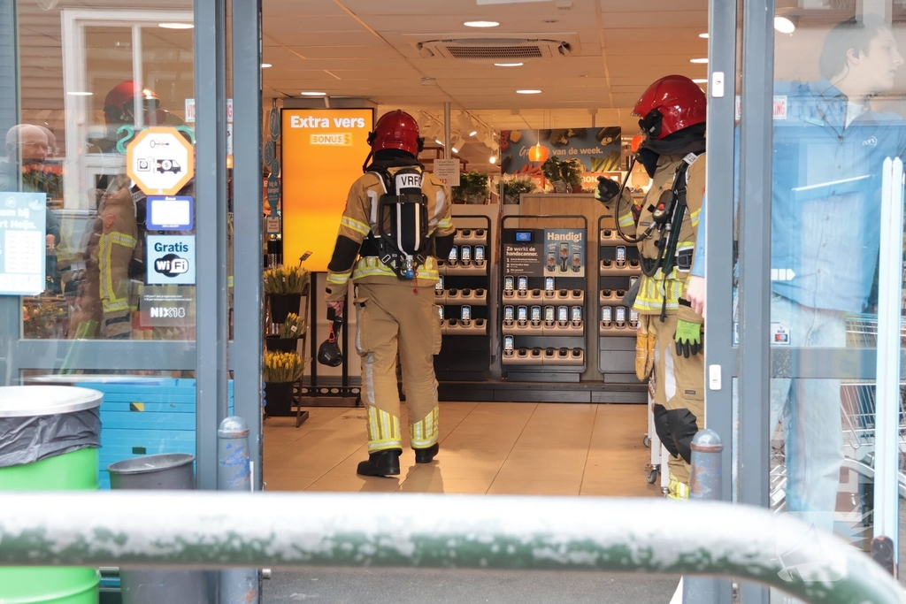Vreemde lucht zorgt voor onwelwordingen in supermarkt