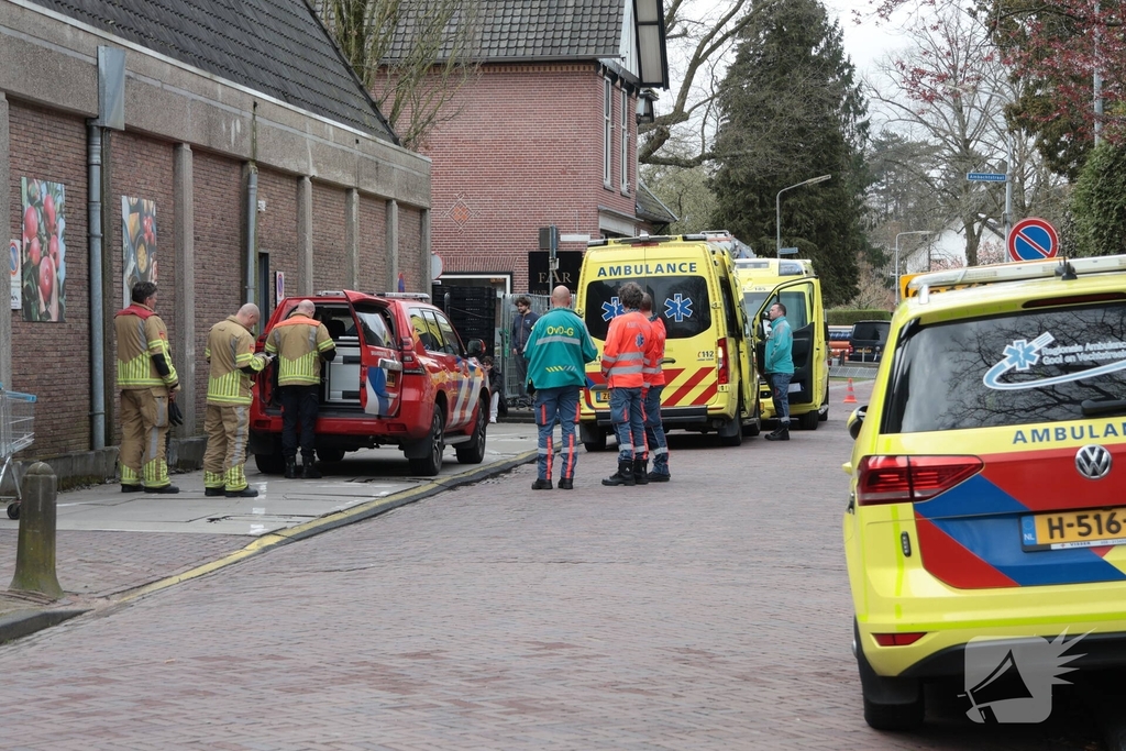 Vreemde lucht zorgt voor onwelwordingen in supermarkt
