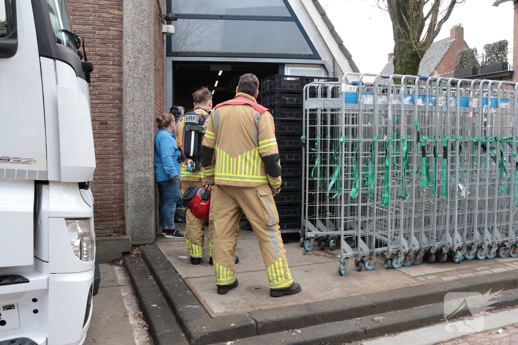 Vreemde lucht zorgt voor onwelwordingen in supermarkt