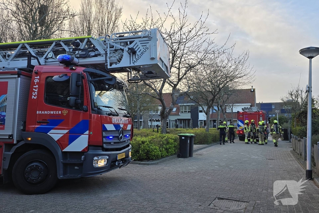 Brandweer ingezet vanwege schoorsteenbrand