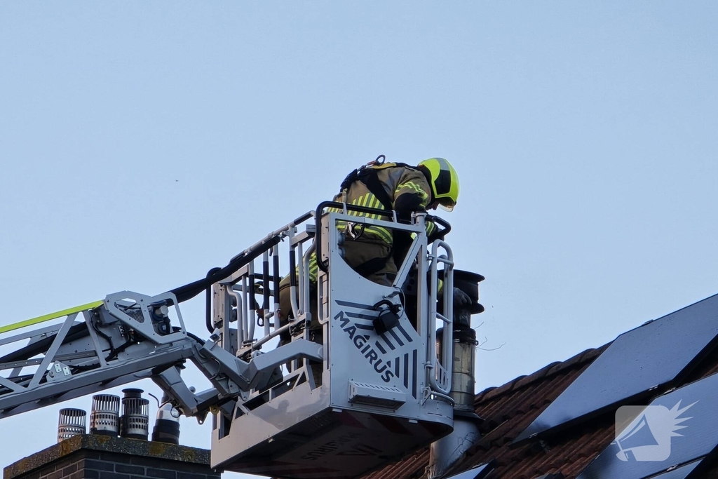 Brandweer ingezet vanwege schoorsteenbrand