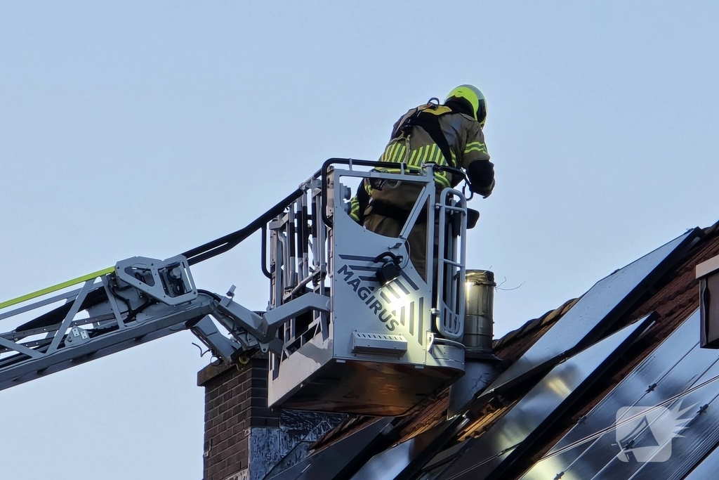 Brandweer ingezet vanwege schoorsteenbrand