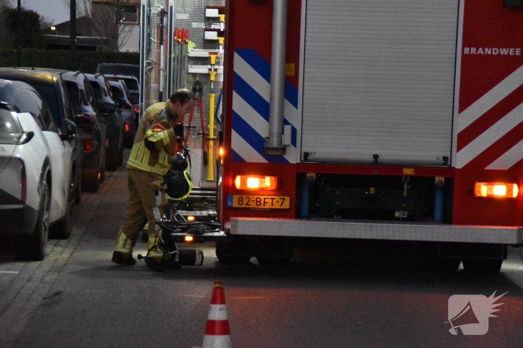 Gaslekkage veroorzaakt snelle inzet van brandweer