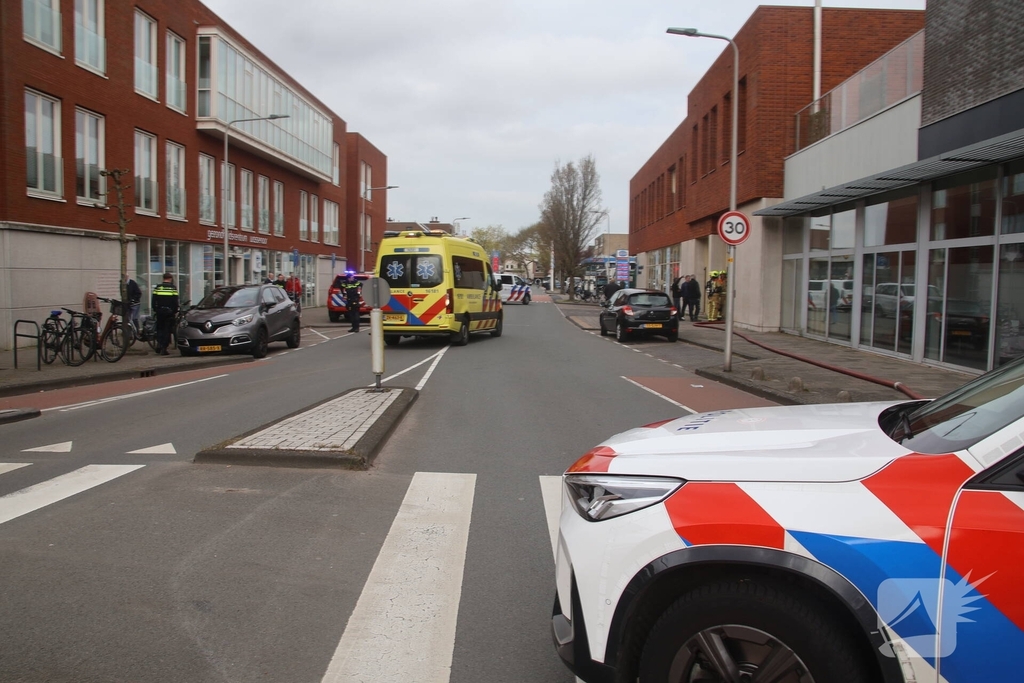 Brand in kantoor leidt tot brandweerinzet