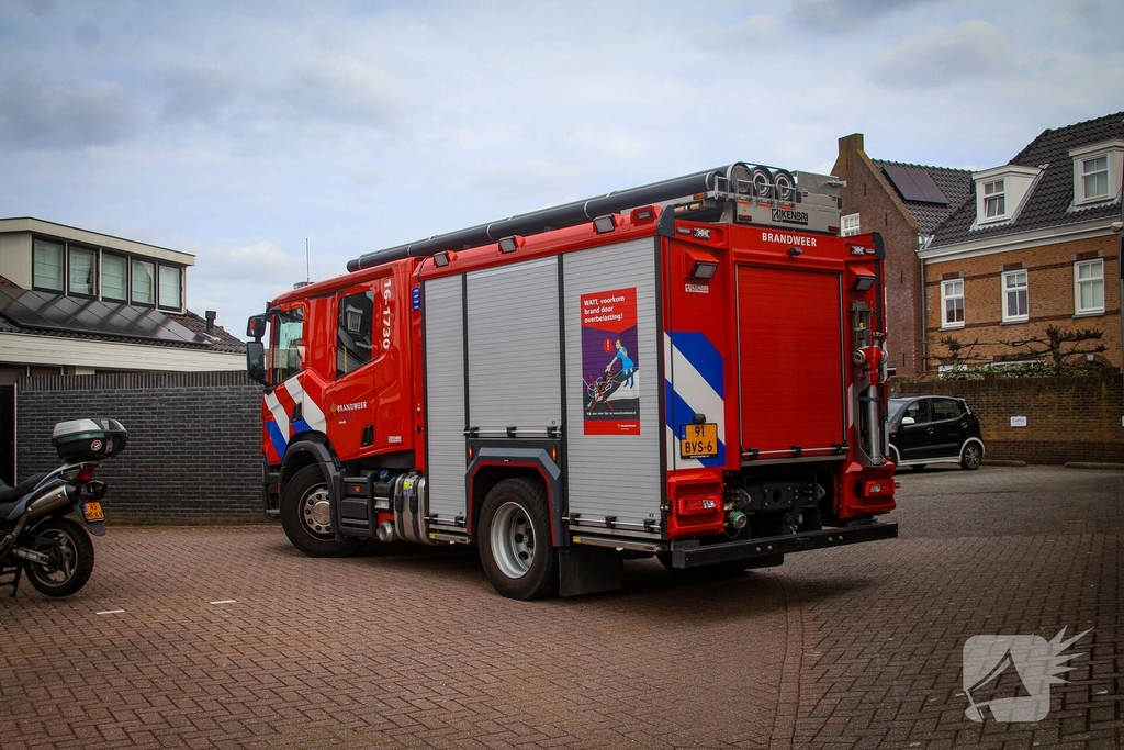 Woningbrand snel geblust door brandweer