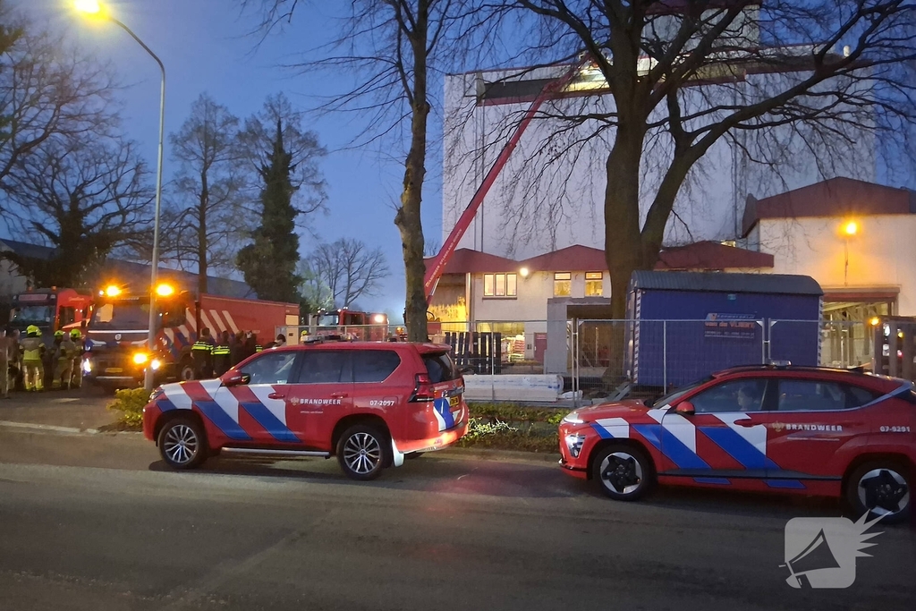 Industriebrand in diervoedersbedrijf