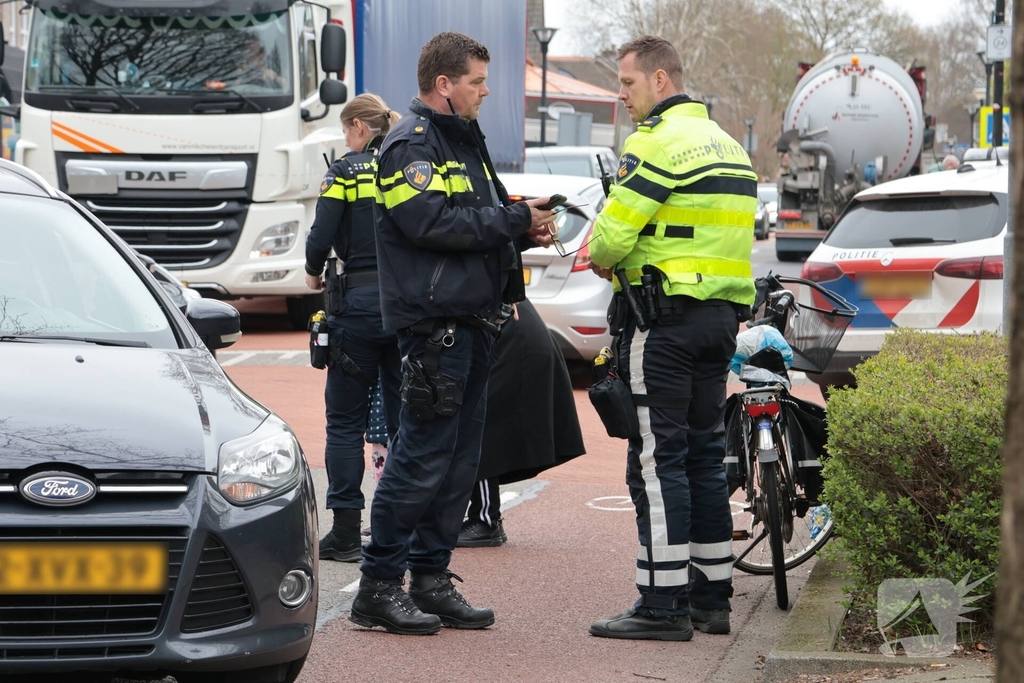 Ongeval tussen auto en fietser