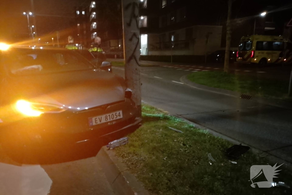 Controle na ongeval met Noorse auto