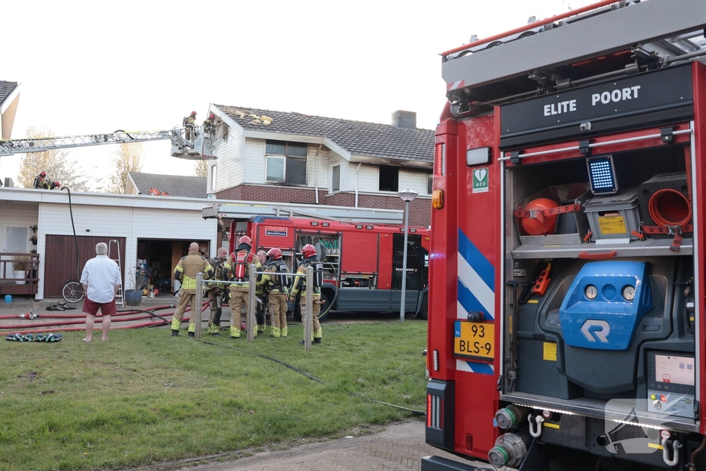 Woningbrand veroorzaakt zware schade