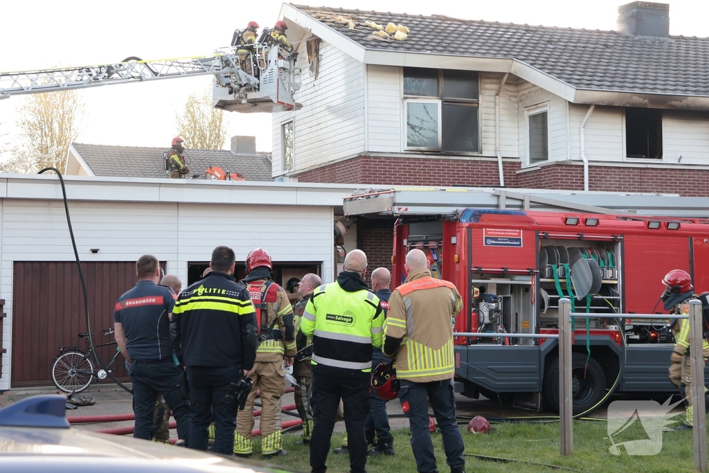 Woningbrand veroorzaakt zware schade