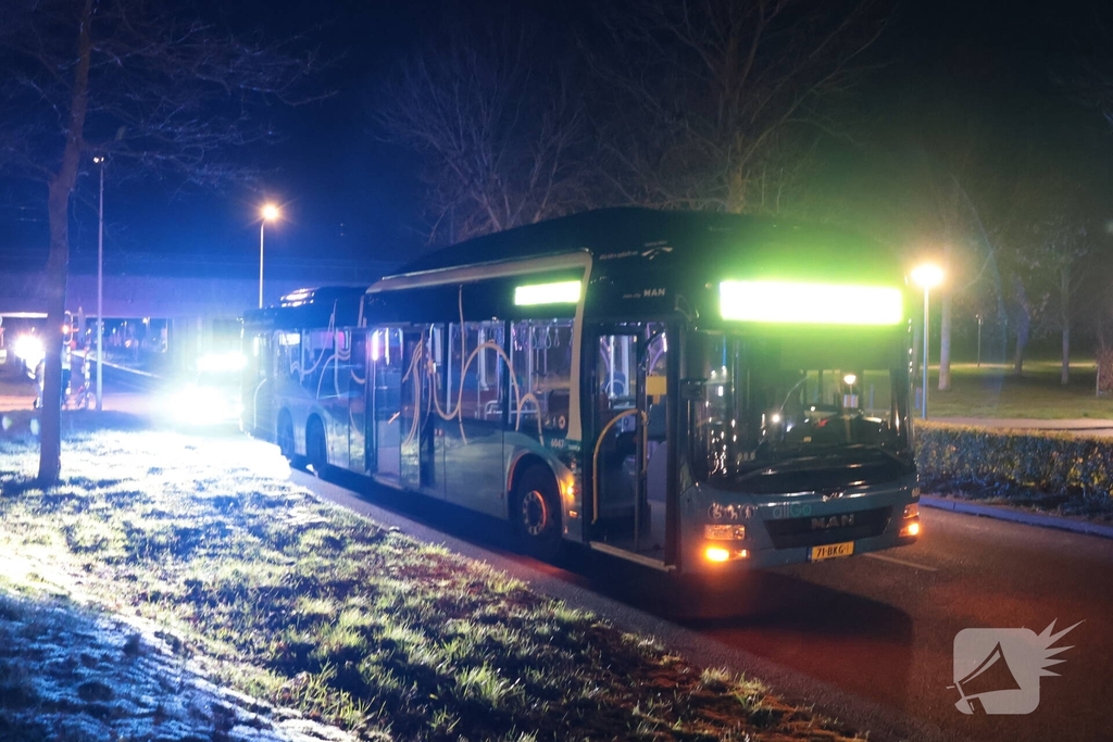 Fietser gewond na aanrijding met lijnbus