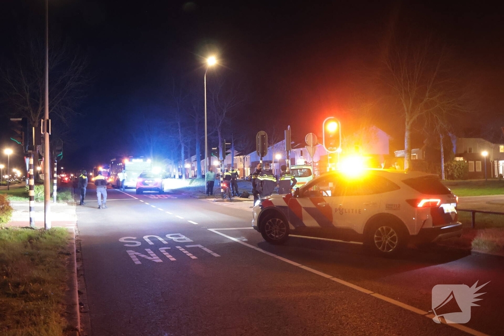 Fietser gewond na aanrijding met lijnbus