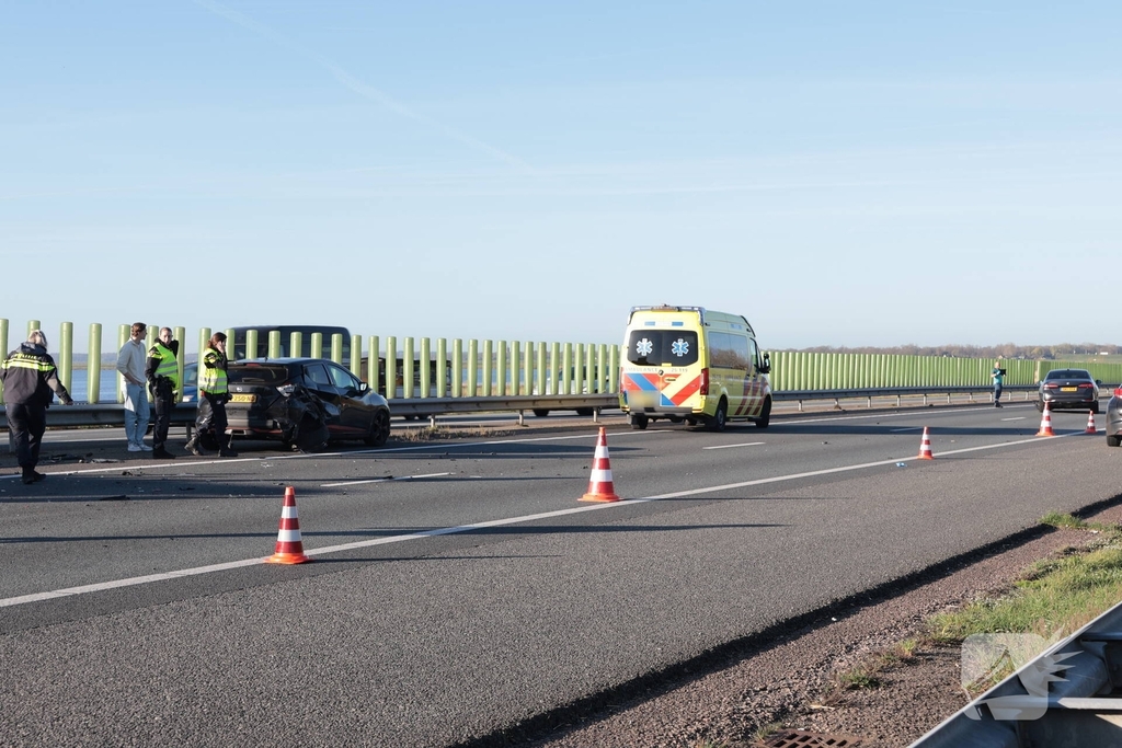 Ongeval op A27 veroorzaakt forse file