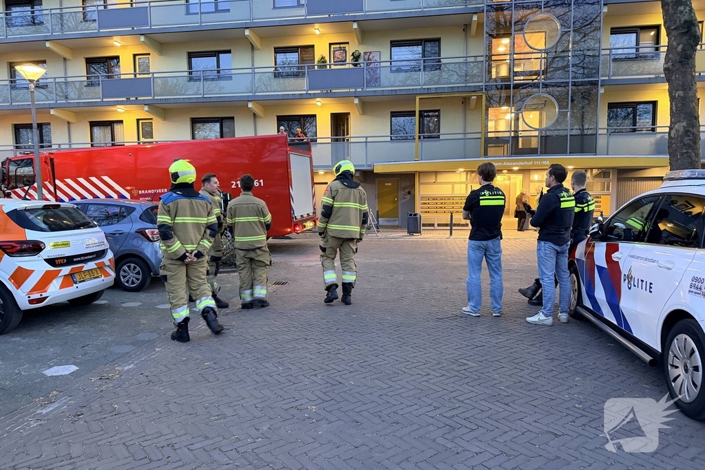 Dakbrand in flatwoning opschudding in Uden