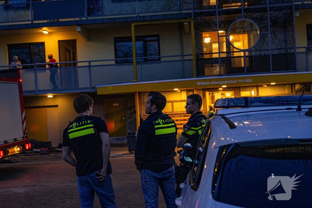 Dakbrand in flatwoning opschudding in Uden