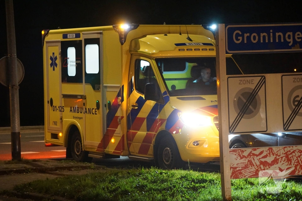Scooterrijder in botsing met auto