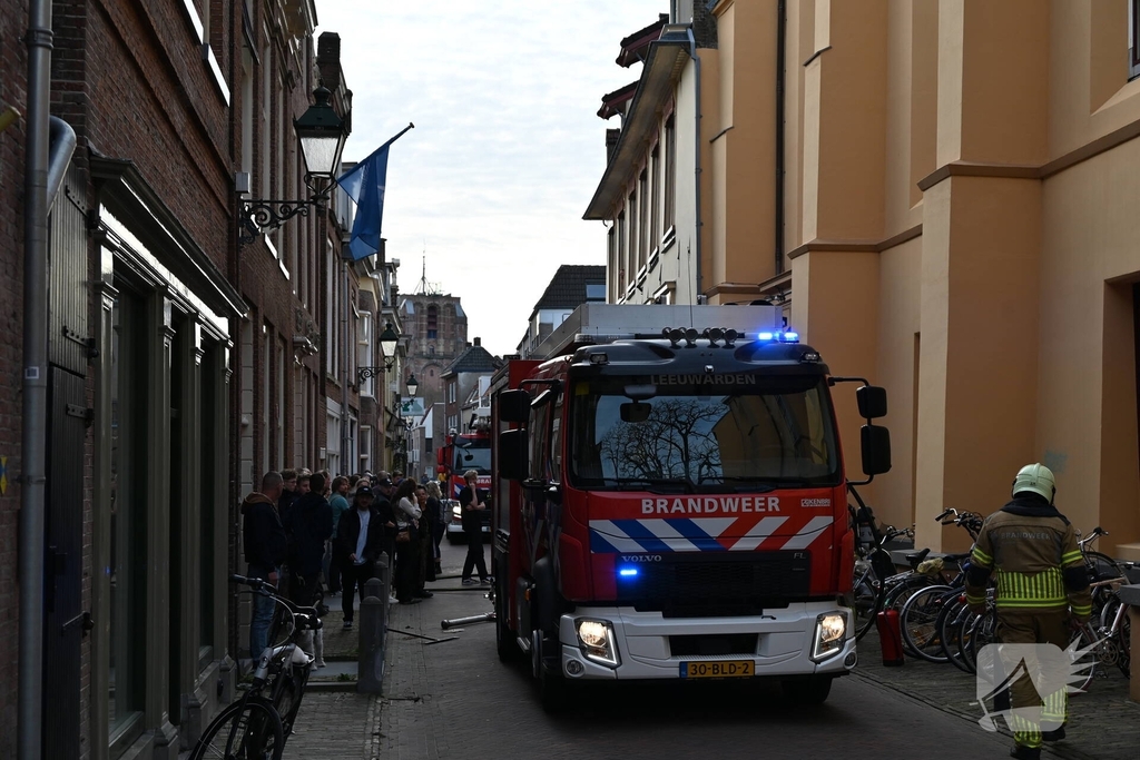 Bluswerkzaamheden na brand in pand