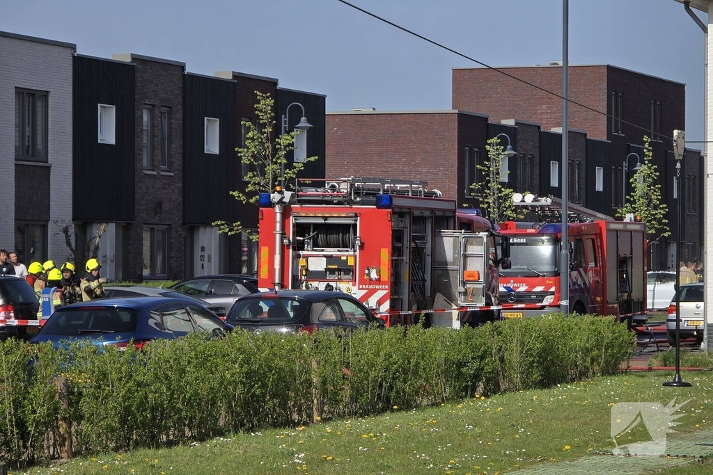 Brand in woning leidt tot opschaling naar grote brand