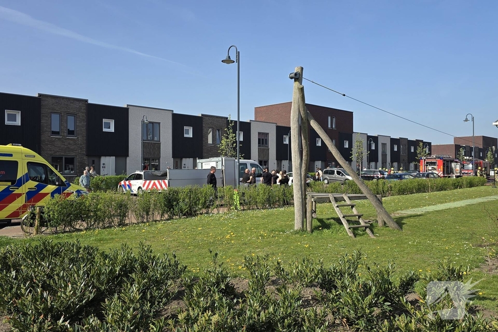 Brand in woning leidt tot opschaling naar grote brand