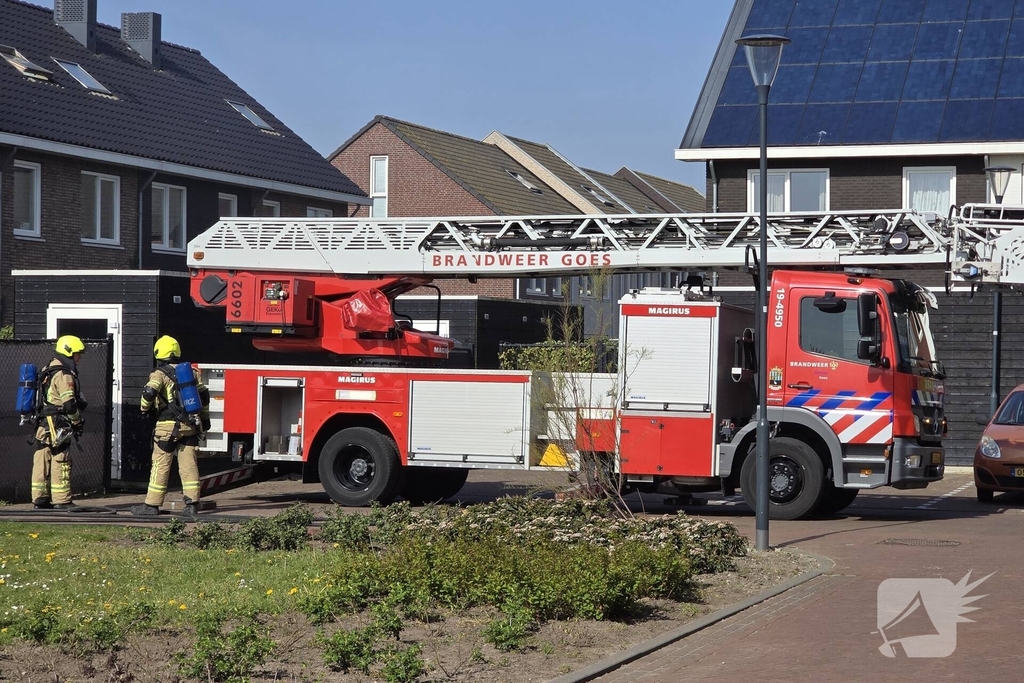 Brand in woning leidt tot opschaling naar grote brand