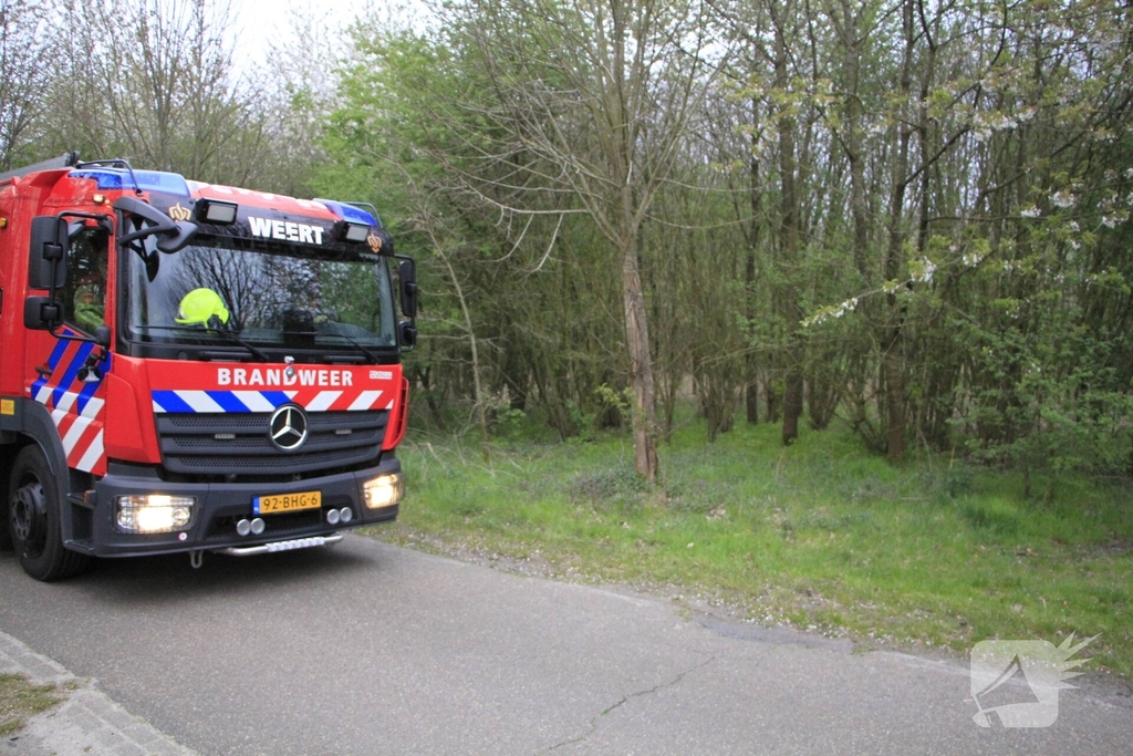 Buitenbrand geblust in Weert