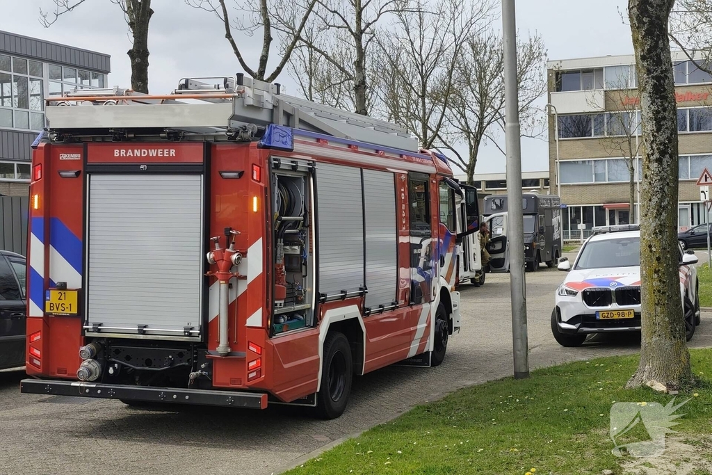 Brand in camper leidt tot ambulance-inzet