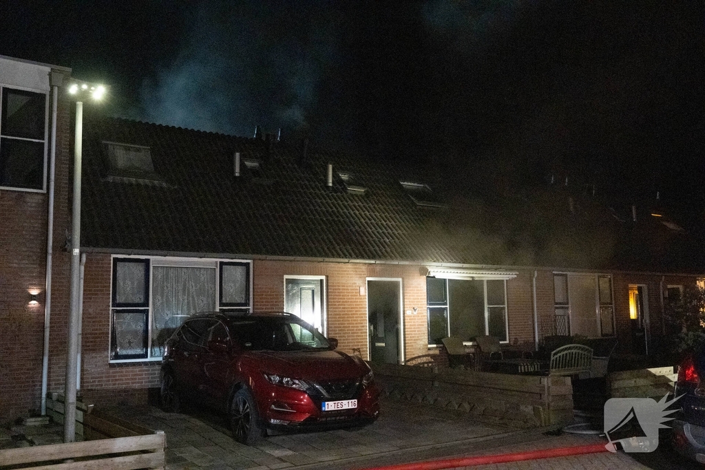 Flinke rookontwikkeling bij woningbrand Assen
