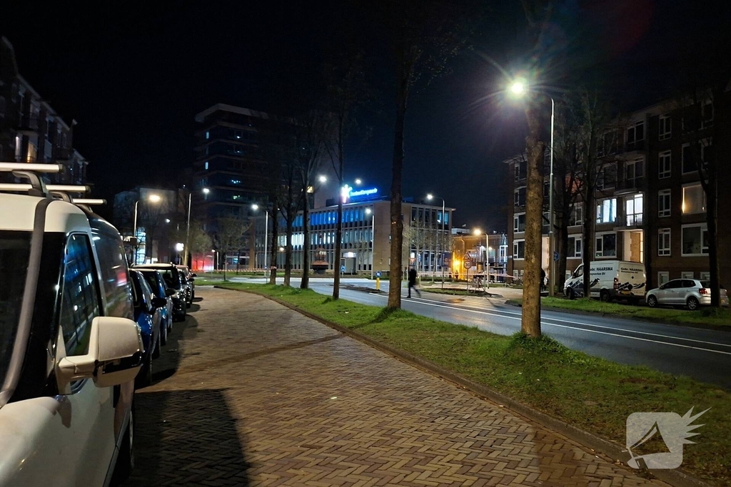 Kogelgaten in ramen van woning