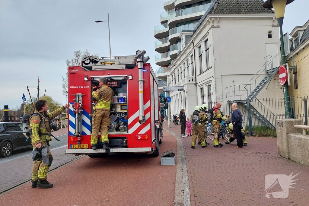 Brandweer onderzoekt vreemde lucht