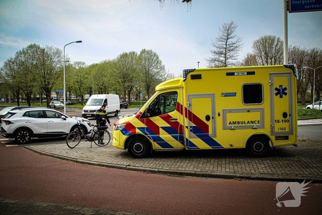 Ongeval tussen auto en fietser in Papendrecht