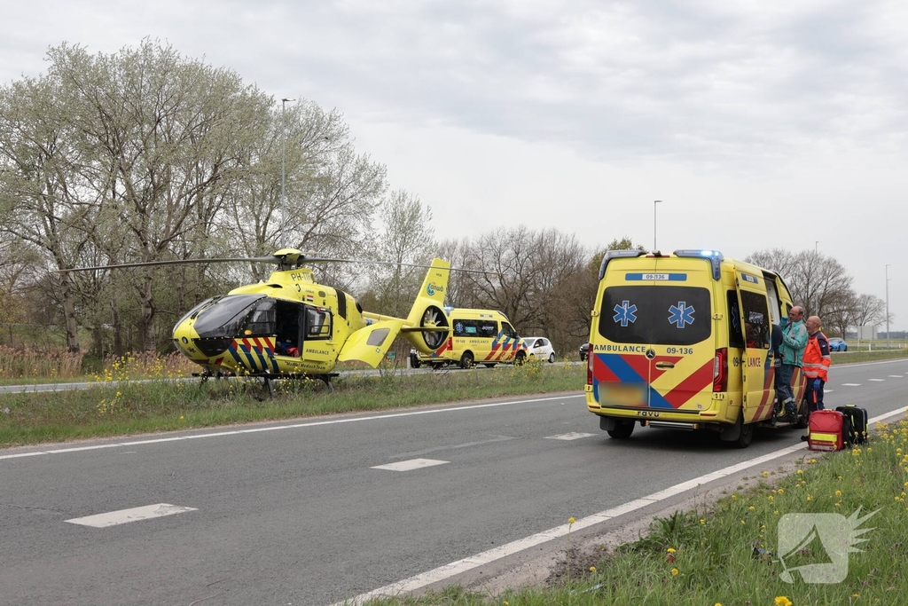 Medische noodsituatie leidt tot inzet traumahelikopter