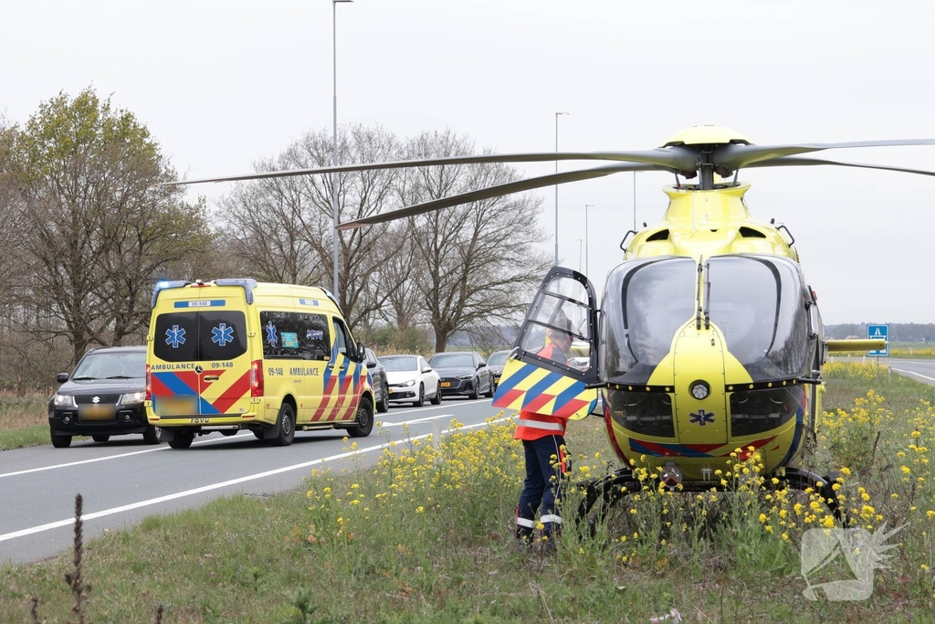 Medische noodsituatie leidt tot inzet traumahelikopter