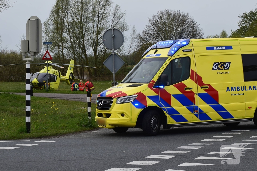Traumahelikopter ingezet voor spoedmelding