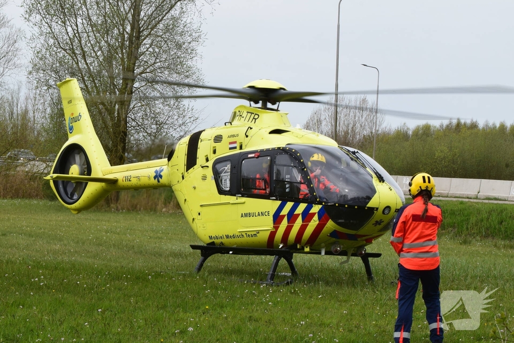 Traumahelikopter ingezet voor spoedmelding
