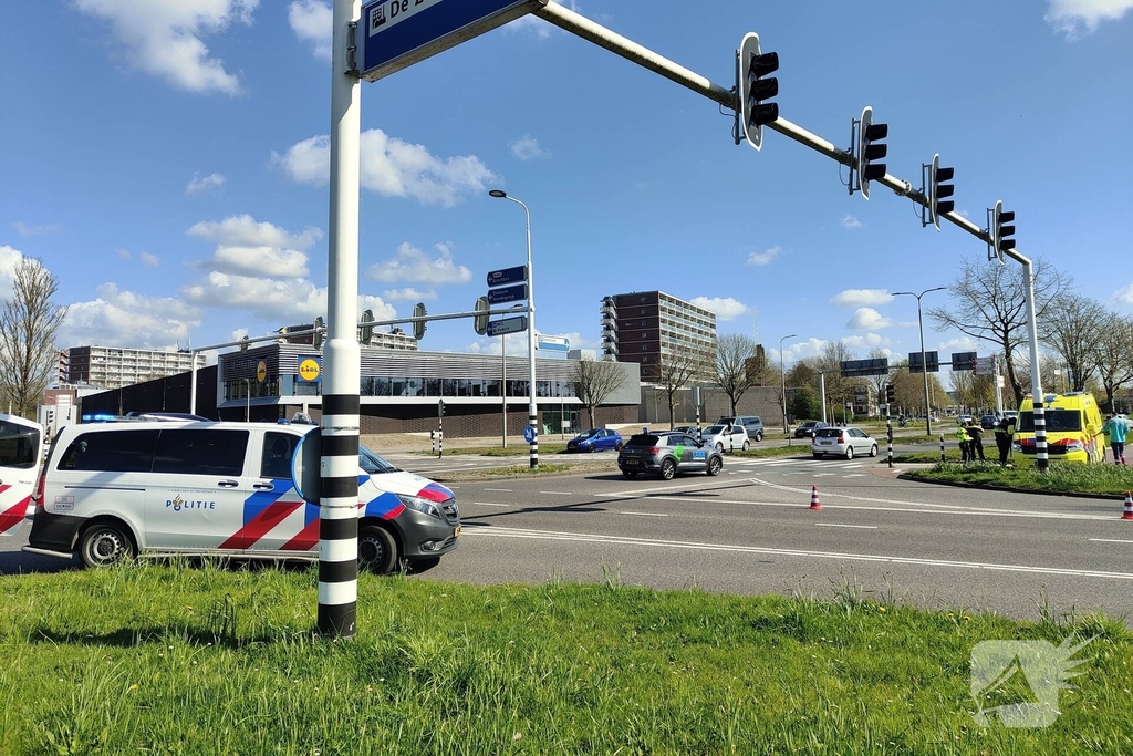 Fietser gewond bij aanrijding met auto