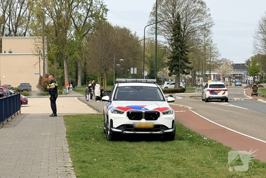 Fietsers komen met elkaar in botsing