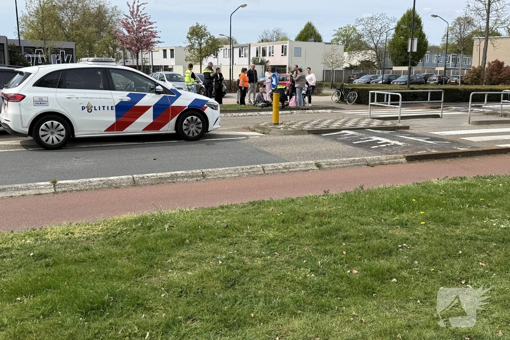 Fietsers komen met elkaar in botsing