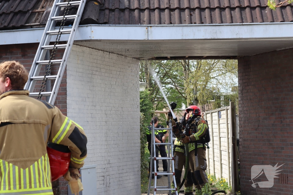 Woningbrand in Lelystad vraagt om brandweerinterventie