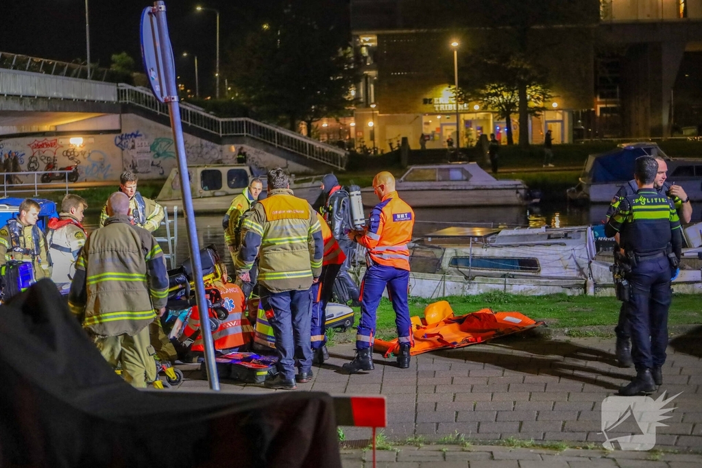 Persoon te water gereanimeerd