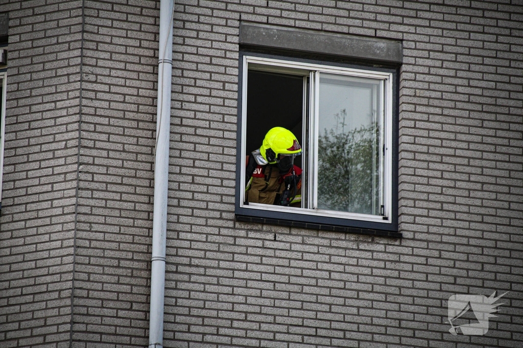 Brand in woning snel geblust