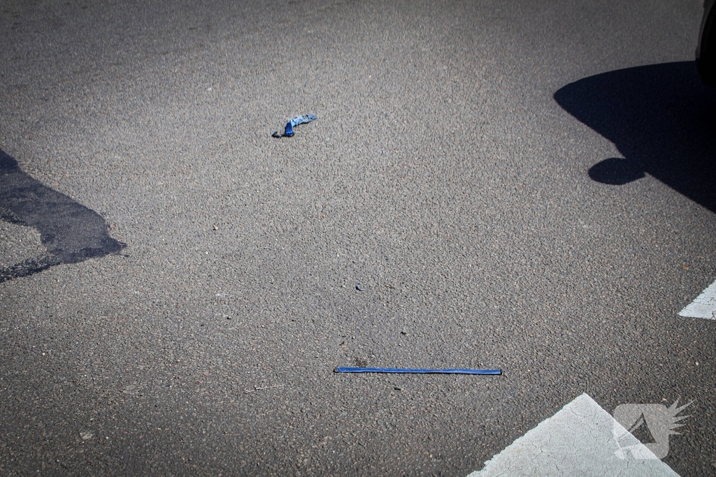 Ongeval tussen auto en motorscooter