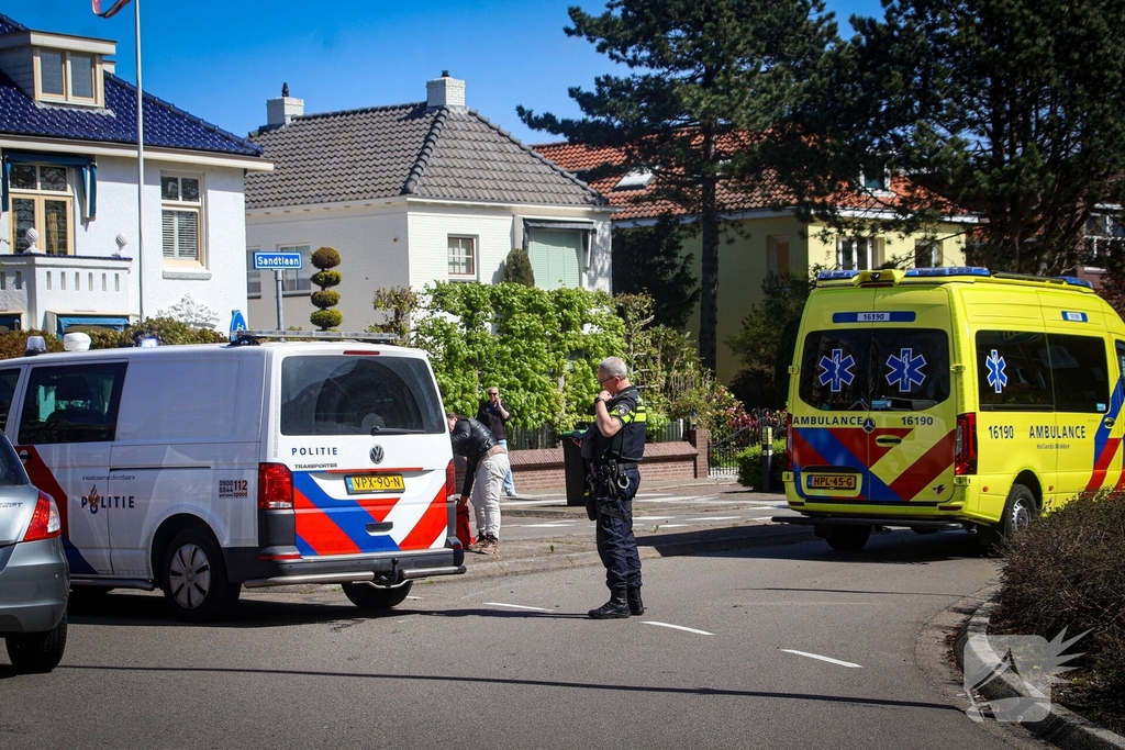 Ongeval tussen auto en motorscooter