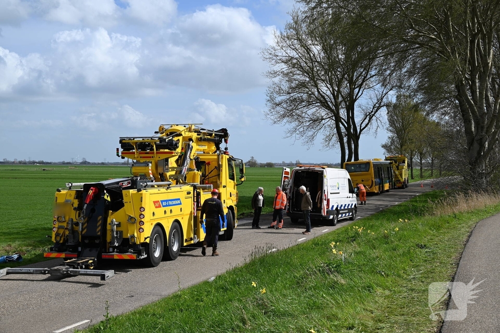 Zes gewonden bij ongeval met lijnbus