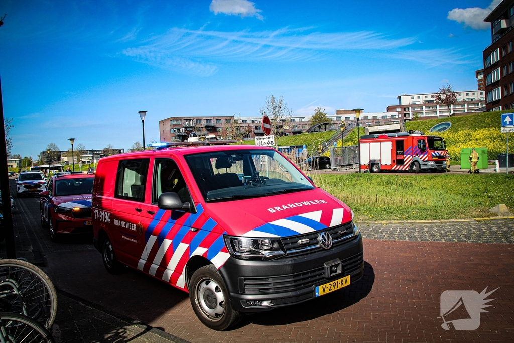 Brand in supermarkt veroorzaakt rookontwikkeling