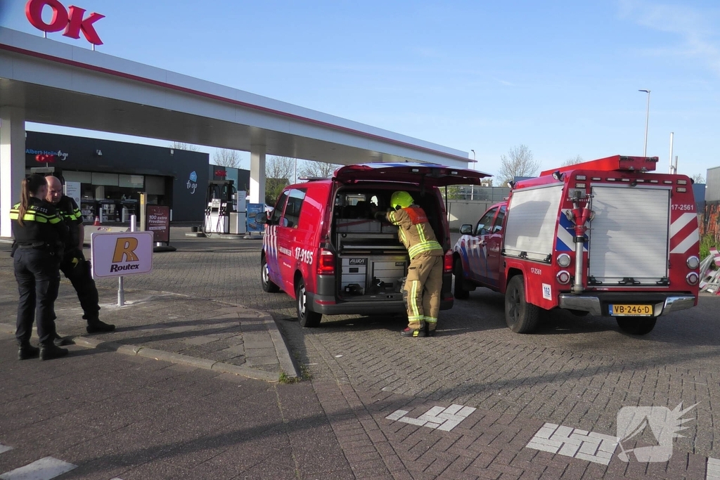Gaslekkage bij vernieuwd tankstation