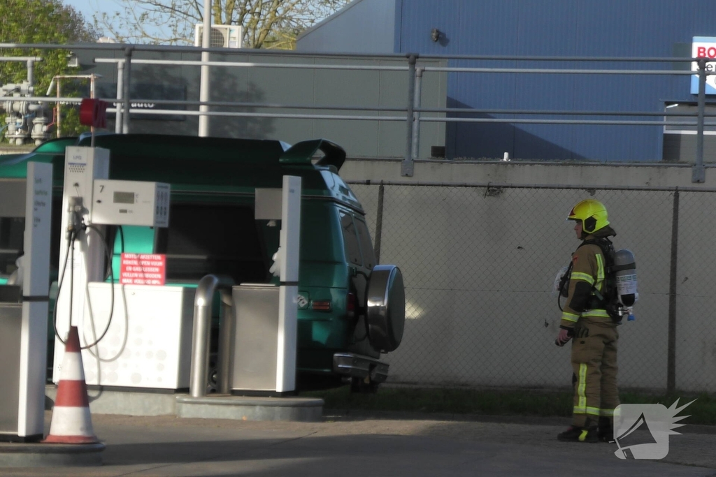 Gaslekkage bij vernieuwd tankstation